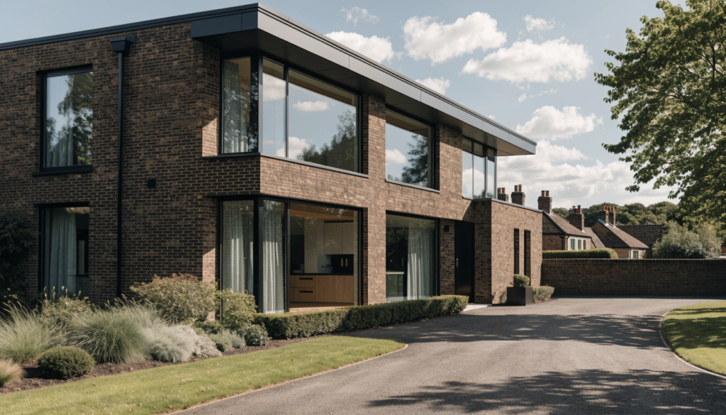Luxury residential driveway in Hampshire